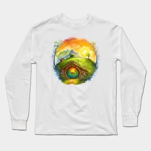 Round Doors in Summer - Fantasy Long Sleeve T-Shirt